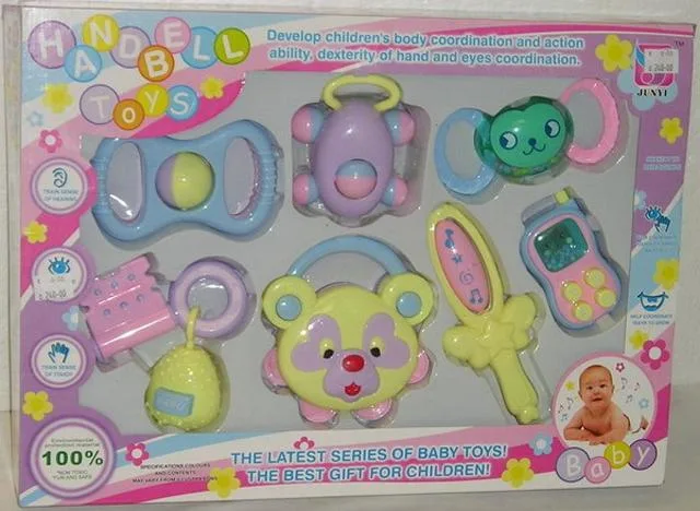 Set di sonagli del bambino – Giocattoli della campanella (Junyi)