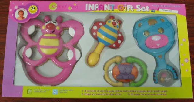Set di sonagli di plastica – Set regalo per bambini – Un sacco di divertimento — foto 2 dell'alert 0124/10
