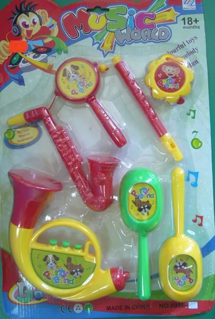 Set di sonagli, fischietti e strumenti "Music Wor" (ShanLi Toys)
