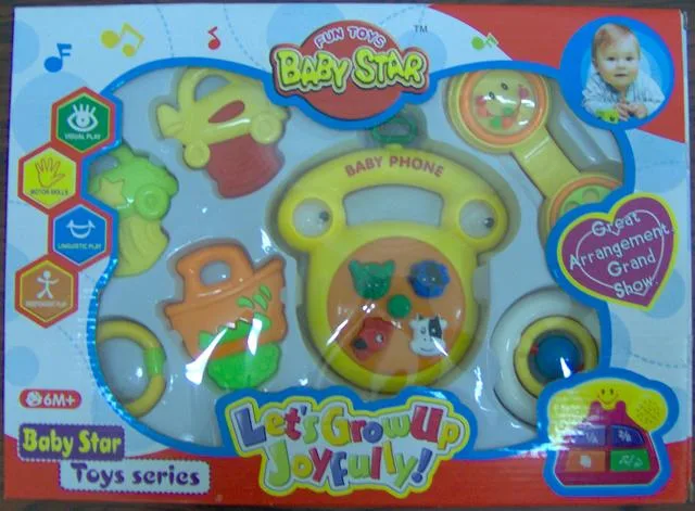 Set di sonagli – Giocattoli divertenti/Stella del bambino (JS)