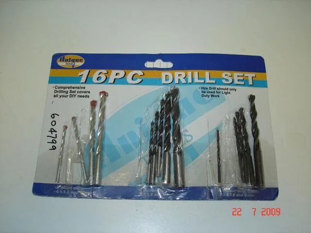 Set di trapani – Set trapano da 16 Pc — foto 1 dell'alert 1137/09