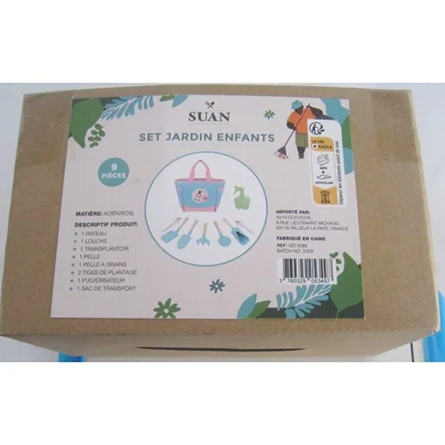 Set da giardinaggio per bambini «Set jardin enfants» (SUAN)