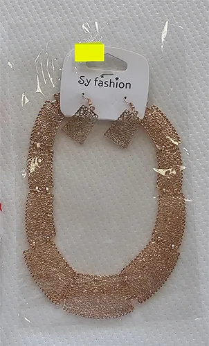 Set di gioielli «Set necklace and earrings» — foto 3 dell'alert A12/01140/22