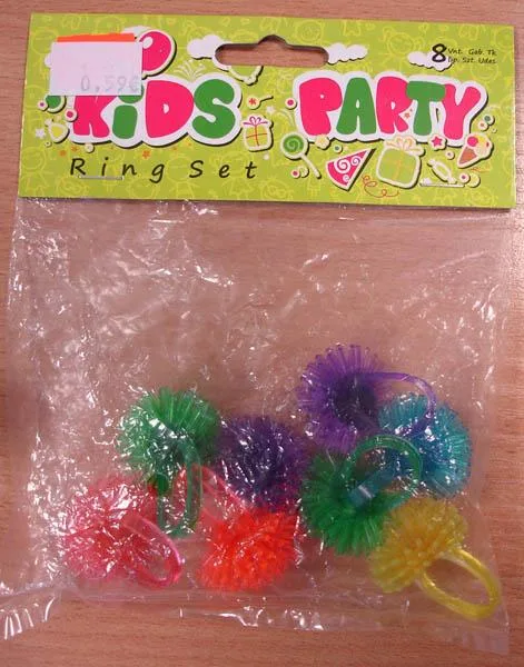 Set di anello morbido «Set of soft rings» (KIDS PARTY)