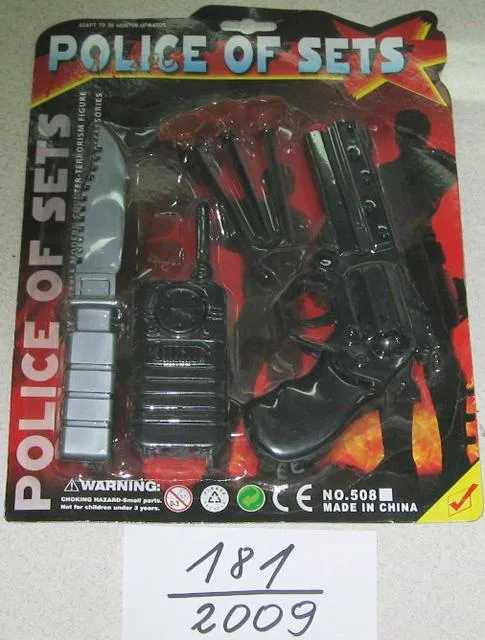 Set pistola giocattolo (Police of Sets.)