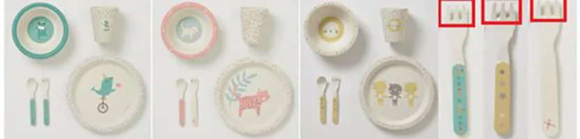 Set stoviglie per bambini «set repas bambou - 5 pièces» — foto 2 dell'alert A12/00011/21