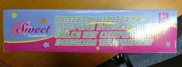 Set telefonico – Accessori dolci (Intercom phone set)
