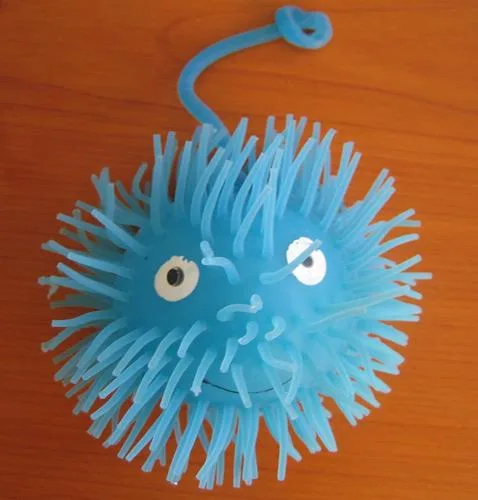 Sfera yo-yo blu con unità lampeggiante (Unknown)