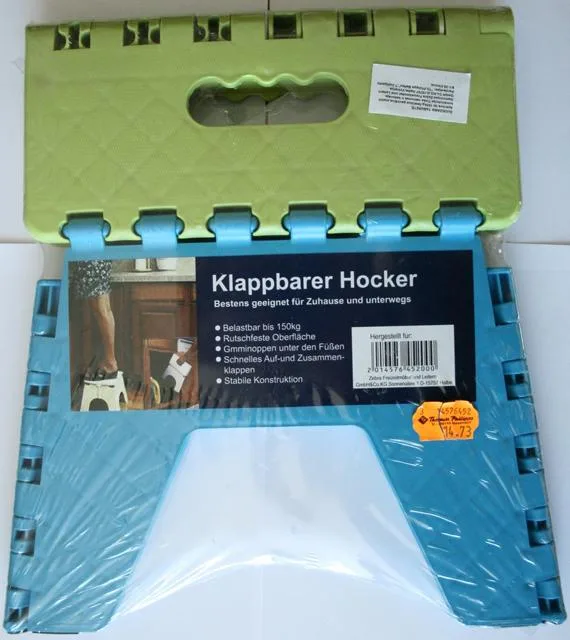 Sgabello passo in plastica "Klappbarer Hocker" &amp; #13; (Not known)