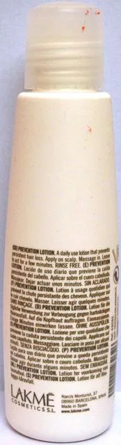 Shampoo e lozione per capelli (Lakmé.)