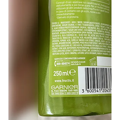 Shampoo «Shampoo fortificante capelli secchi» — foto 5 dell'alert A12/02303/24
