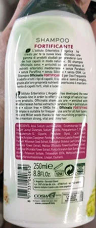 Shampoo «Shampoo fortificante fortifying» — foto 2 dell'alert A12/01776/22