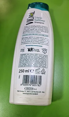 Shampoo «Shampoo Liscio Sublime» — foto 2 dell'alert A12/00706/23