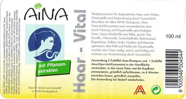 Shampoo per capelli "Haar-Vital" &amp; #13; — foto 1 dell'alert A12/0930/12