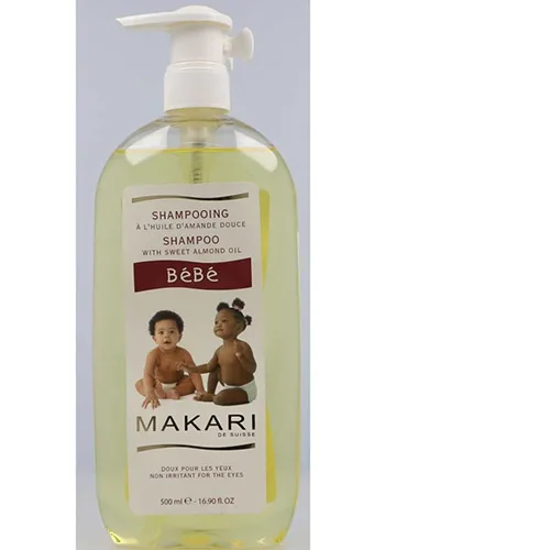 Shampoo per bambini «Shampooing à l'huile d'amande douce - bébé» (Makari de Suisse)