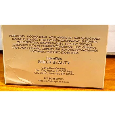 Eau de toilette «Sheer Beauty» — foto 3 dell'alert SR/00314/26