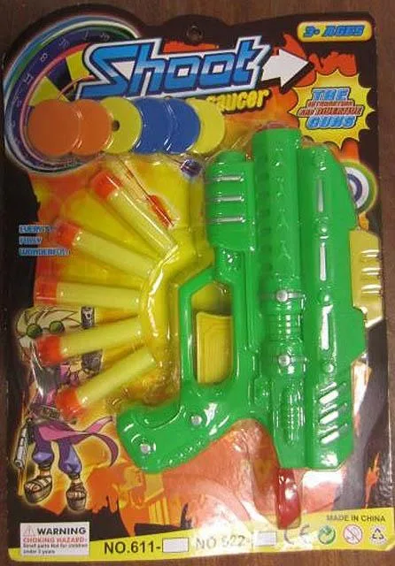 Pistola giocattolo «Shoot Flying Saucer» (Marcos Toys)