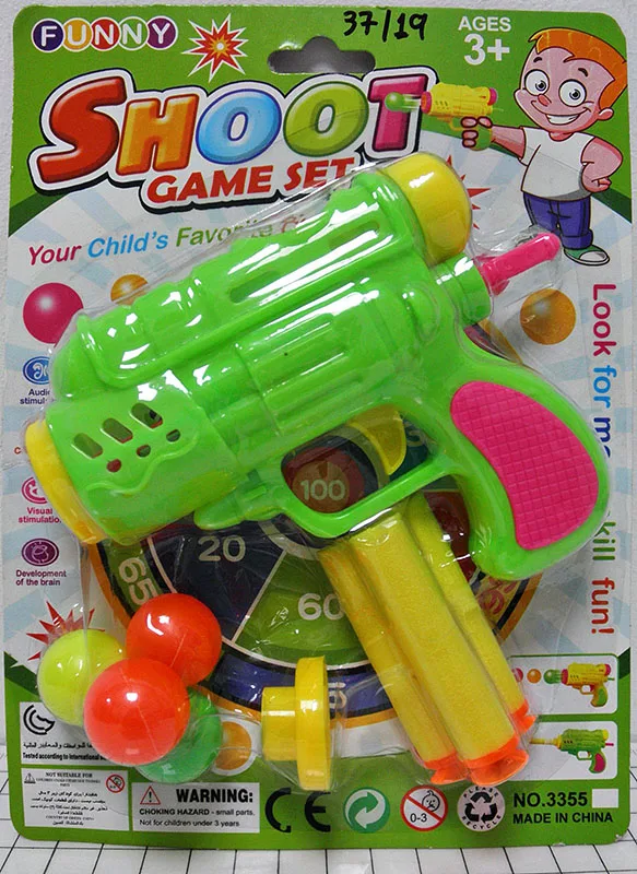 Set di armi giocattolo «SHOOT GAME SET» (Funny)