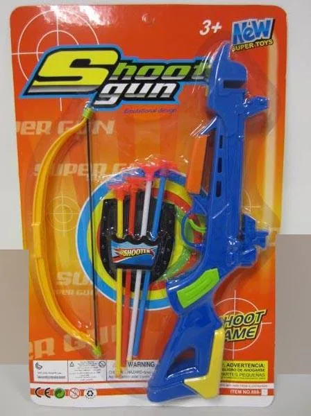 Arco e pistola con frecce «Shoot Gun» (New Super Toys)