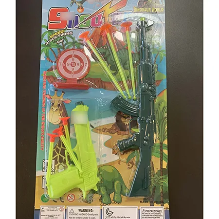 Set di giocattoli per armi da fuoco «Shooter» (Dinosaur World)