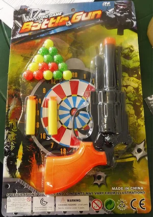 Pistola giocattolo di plastica «Shooting Game Battle Gun»