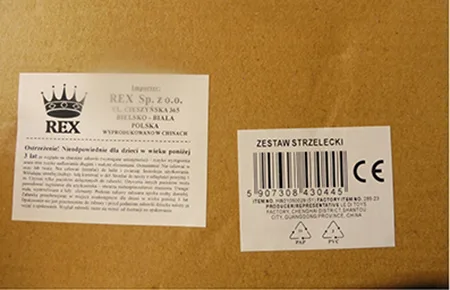Pistola giocattolo di plastica «Shooting Game Battle Gun» — foto 2 dell'alert A12/01859/22