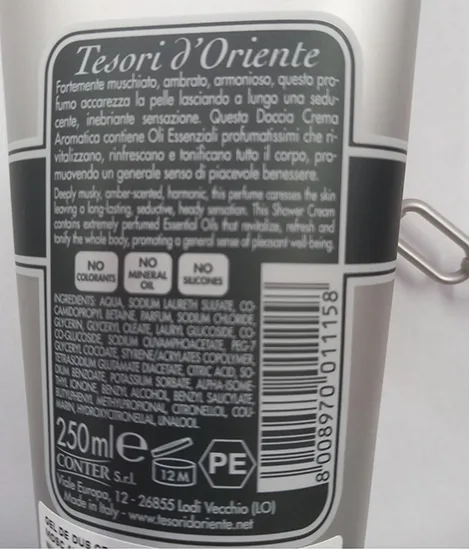 Crema doccia «Shower cream - White Musk» — foto 3 dell'alert A12/01004/23