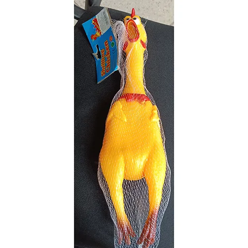 Giocattolo squeaky «Shrilling chicken»