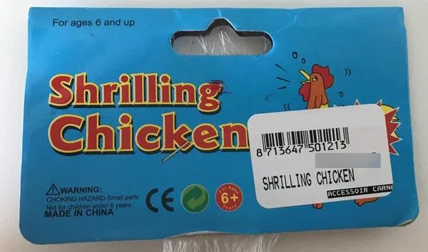 Giocattolo di plastica «Shrilling Chicken» — foto 3 dell'alert A12/0592/17