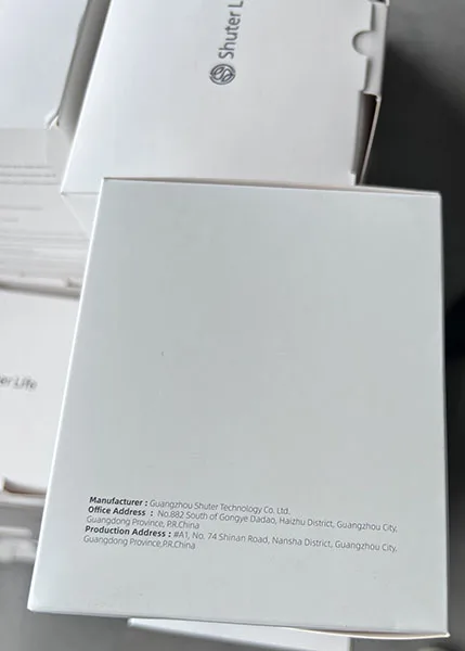 Maschera filtro antiparticolato «Shuter Life , KN95 Non-powered air-purifying particle respirator» — foto 4 dell'alert INFO/00140/22
