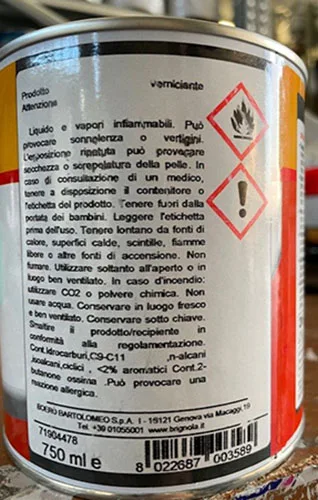Vernice «SIDEROS» — foto 2 dell'alert A12/03070/23