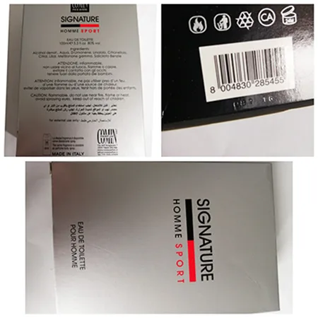 Eau de toilette «SIGNATURE HOMME SPORT» (Comin parfum)