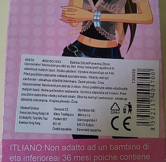 Bambola di plastica «Sikaly Shopping» — foto 2 dell'alert A12/0597/14