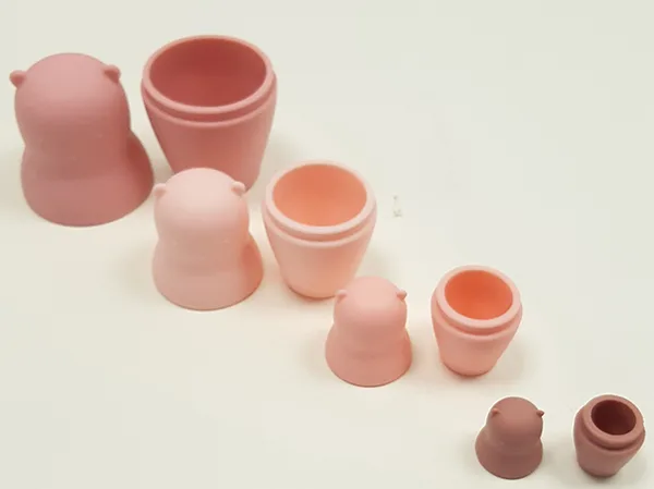 Giocattolo di nidificazione «Silicone Nesting Toy Bear Pink» — foto 3 dell'alert A12/01363/23