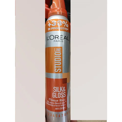 Mousse per capelli «Silk &amp; Gloss» (Loreal Paris)