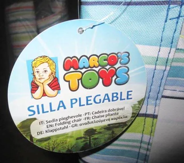 Sedie da giardino «SILLA PLEGABLE ('Folding chair')» (Marco's Toys)