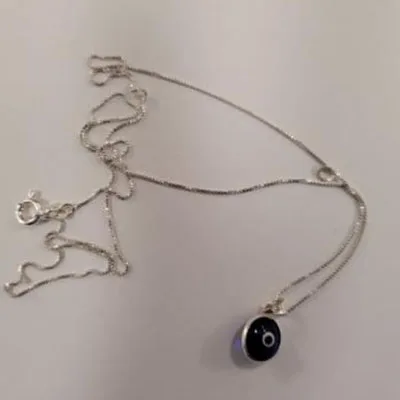 Collana «Silver Evil Eye Necklace» — foto 2 dell'alert SR/00362/25