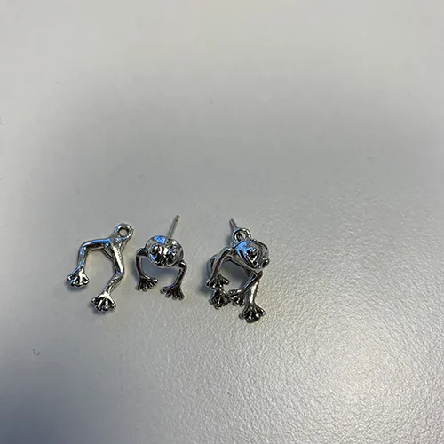 Orecchini «Silver Frog Earring»