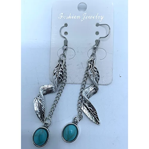Orecchini «Silver leaf earrings»
