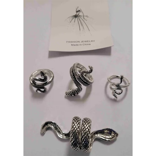 Anello «Silver Snake Ring»