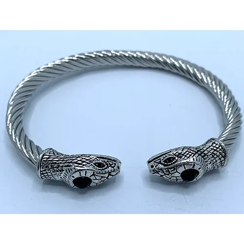 Bracciale «Silver snake tail bohemian bracelet»