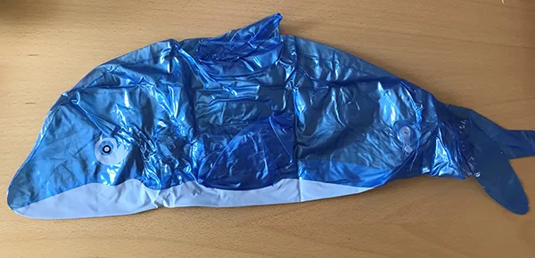 Delfino gonfiabile «Simulering Söt Pvc Blow-up Leksak- Uppblåsbar delfin» — foto 3 dell'alert A12/00079/22