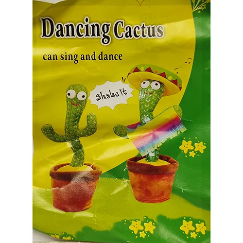 Giocattolo a batteria «SINGING AND DANCING ELECTRIC TOY CACTUS»