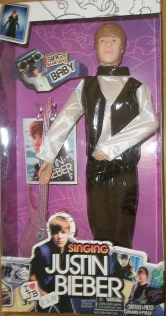 Giocattolo di plastica «Singing Justin Bieber» — foto 4 dell'alert A12/1192/13