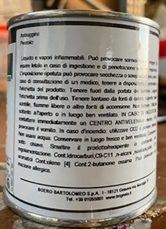 Vernice «SINTEGRIGIO» — foto 3 dell'alert A12/03068/23
