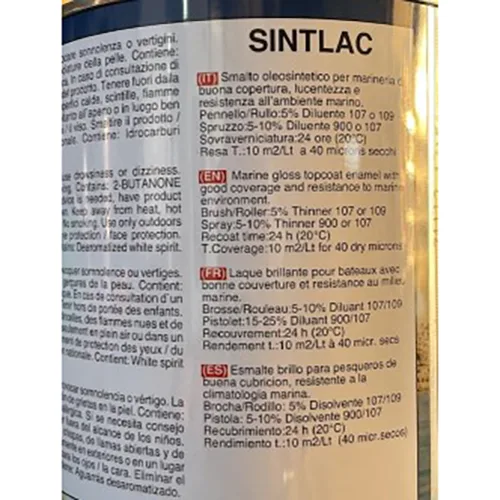 Vernice «SINTLAC SMALTO» — foto 3 dell'alert A12/00663/24