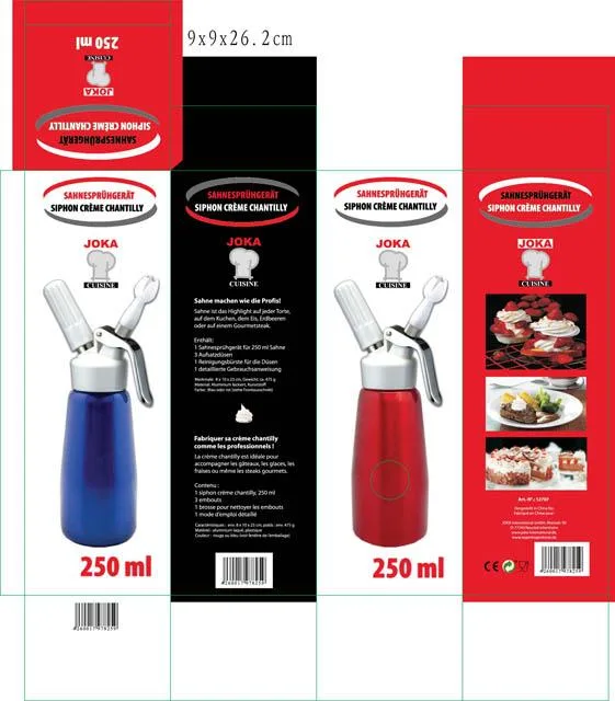 Sifone di panna montata «Siphon Crème Chantilly» — foto 1 dell'alert A12/0742/14