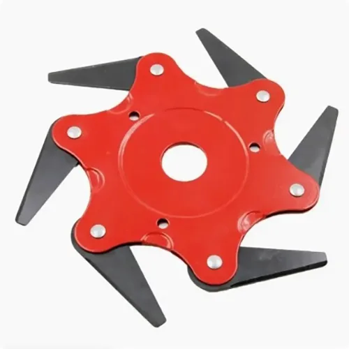 Attacco per decespugliatore «Six alloy blades for lawn mowers»