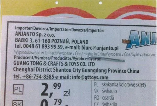 Corda di salto «Skakanka kolorowe skręty / skipping rope» (ANJANTO)