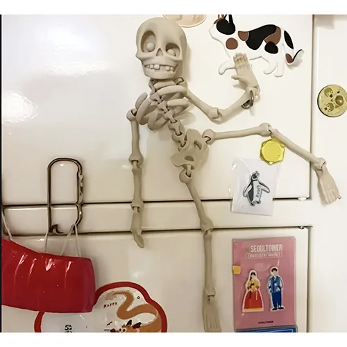 Magnete giocattolo «Skeleton refrigerator magnet»